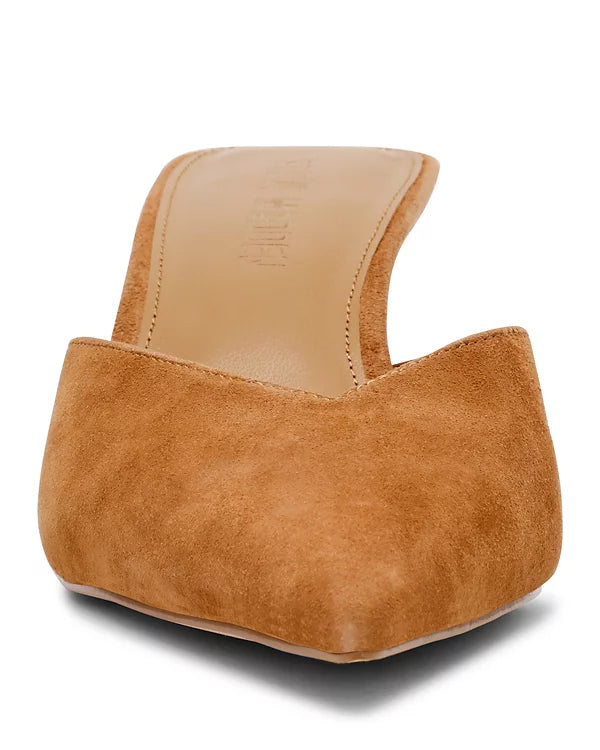 Mod Chestnut Suede Heel