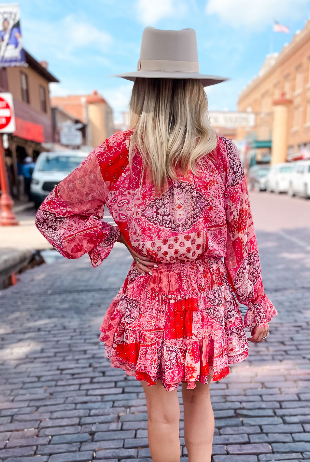 Fresh Floral Paisley Dress