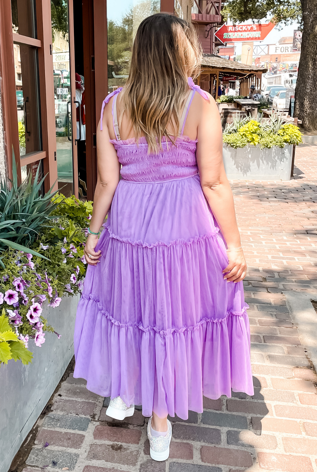 Harlowe Tiered Dress - Lavender