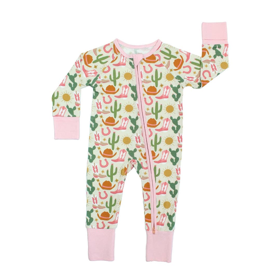 Hey Y'all Western PJ Onesie