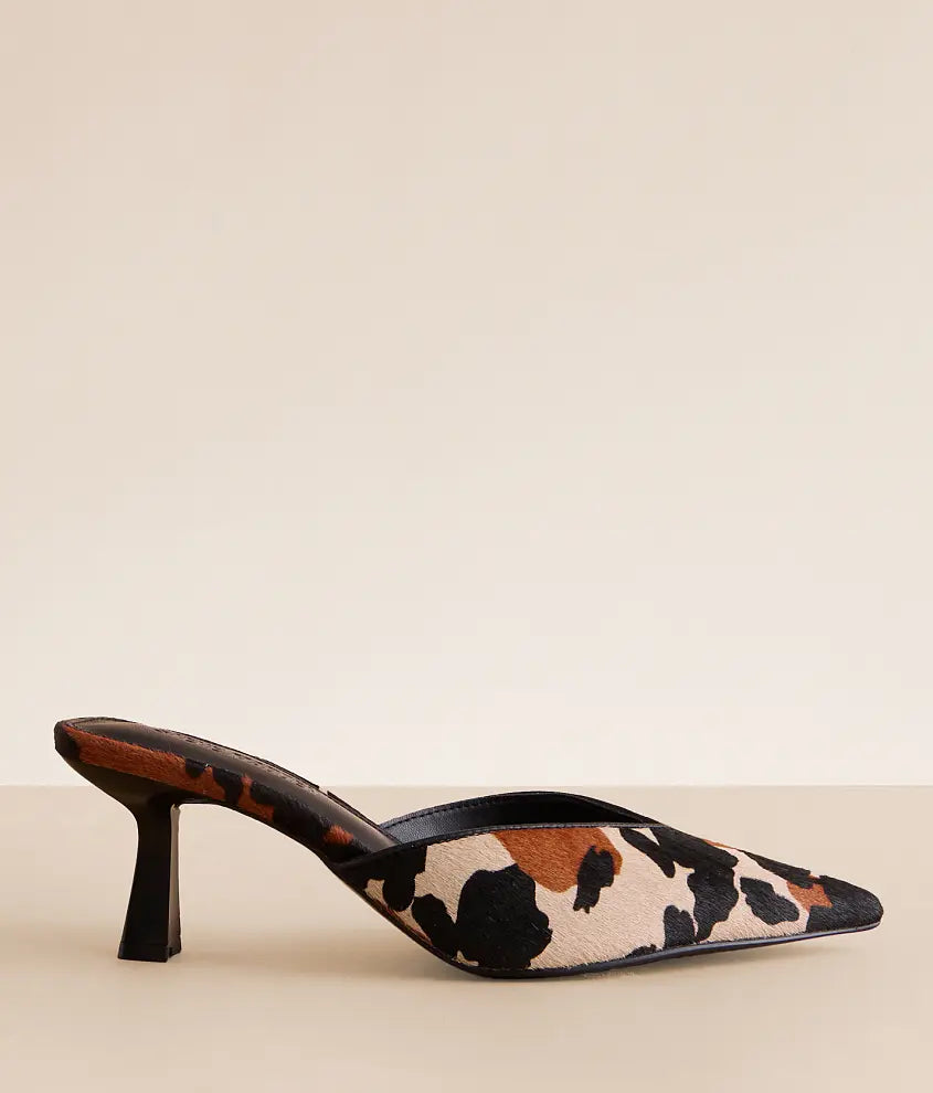 Mod Cow Suede Heel