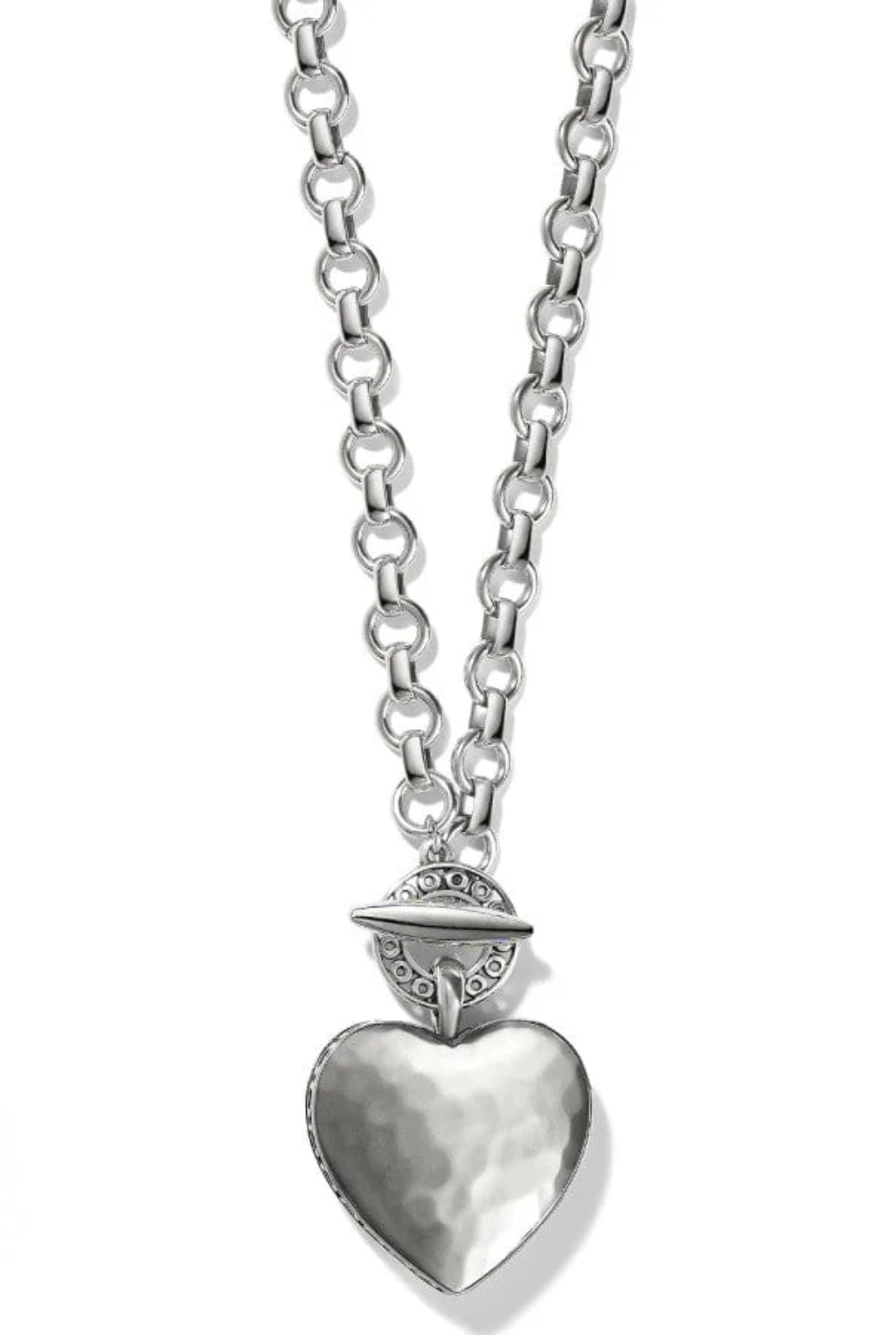 Inner Circle Heart Toggle Necklace