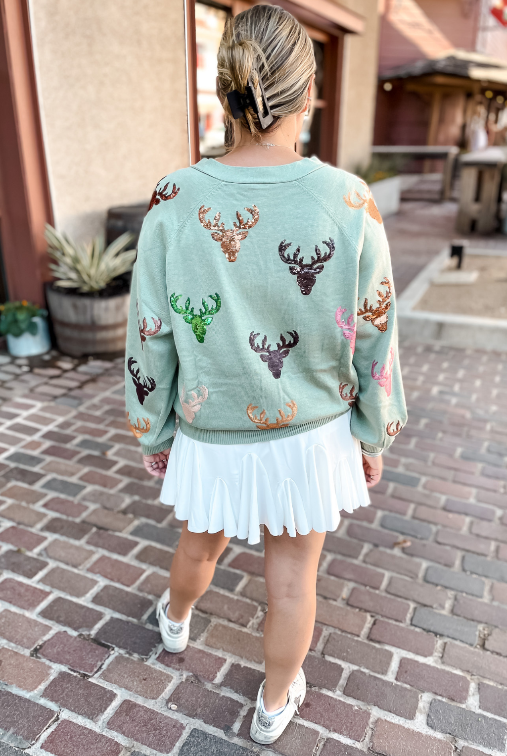 Queen Of Sparkles - Deer Head Cardigan