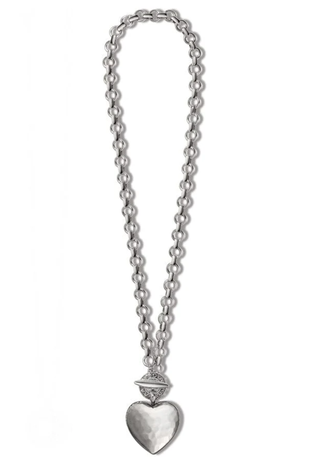Inner Circle Heart Toggle Necklace