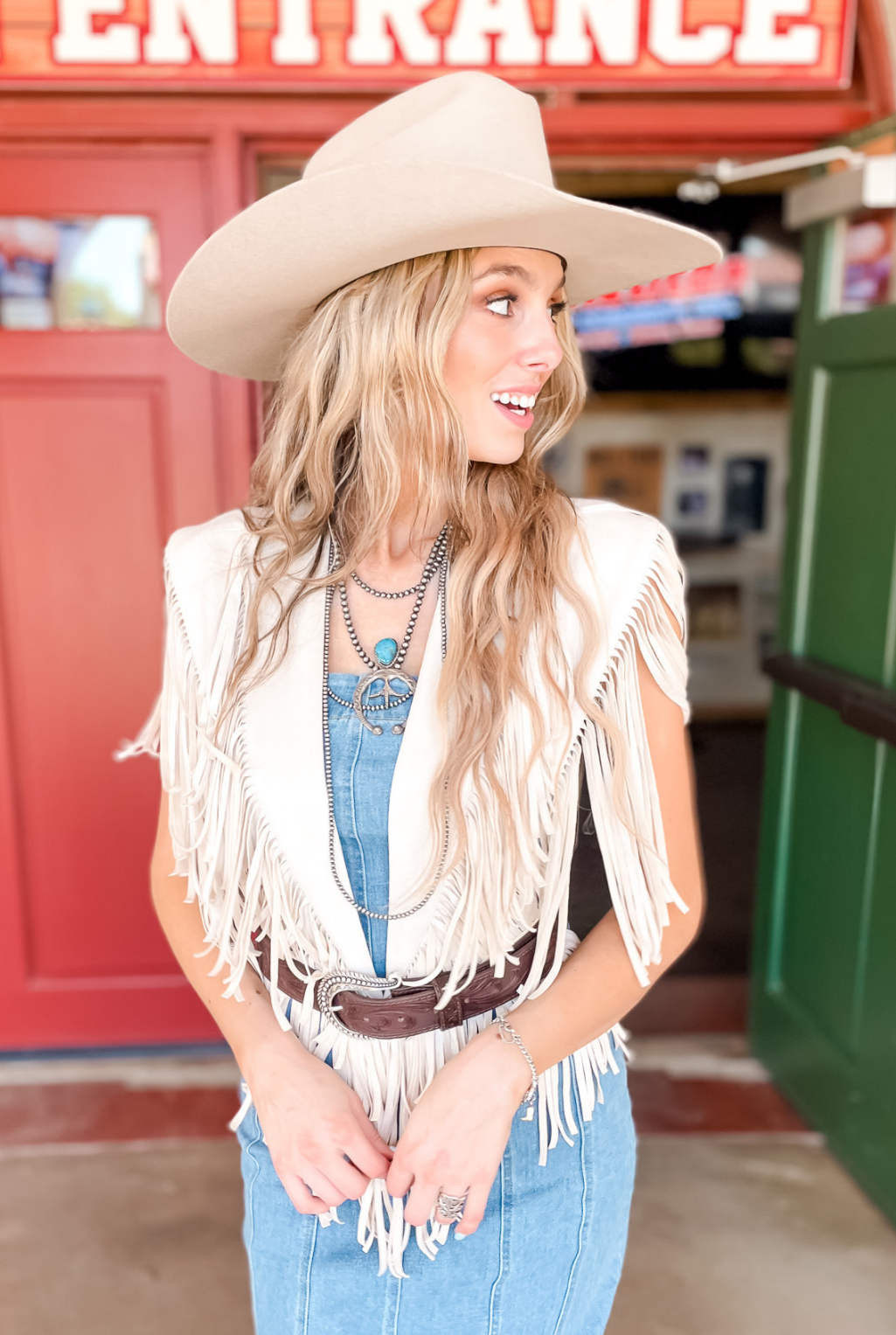 Fringe Collar - Cream