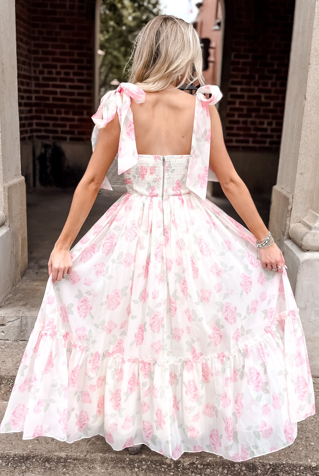 Rose Garden Dress - Pink