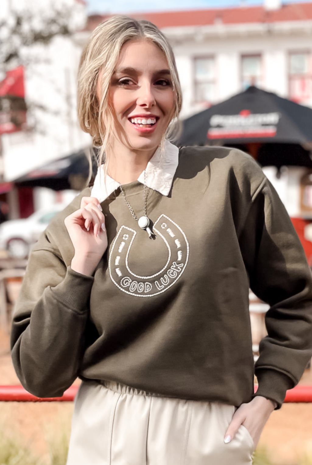 Good Luck Horseshoe Sweatshirt