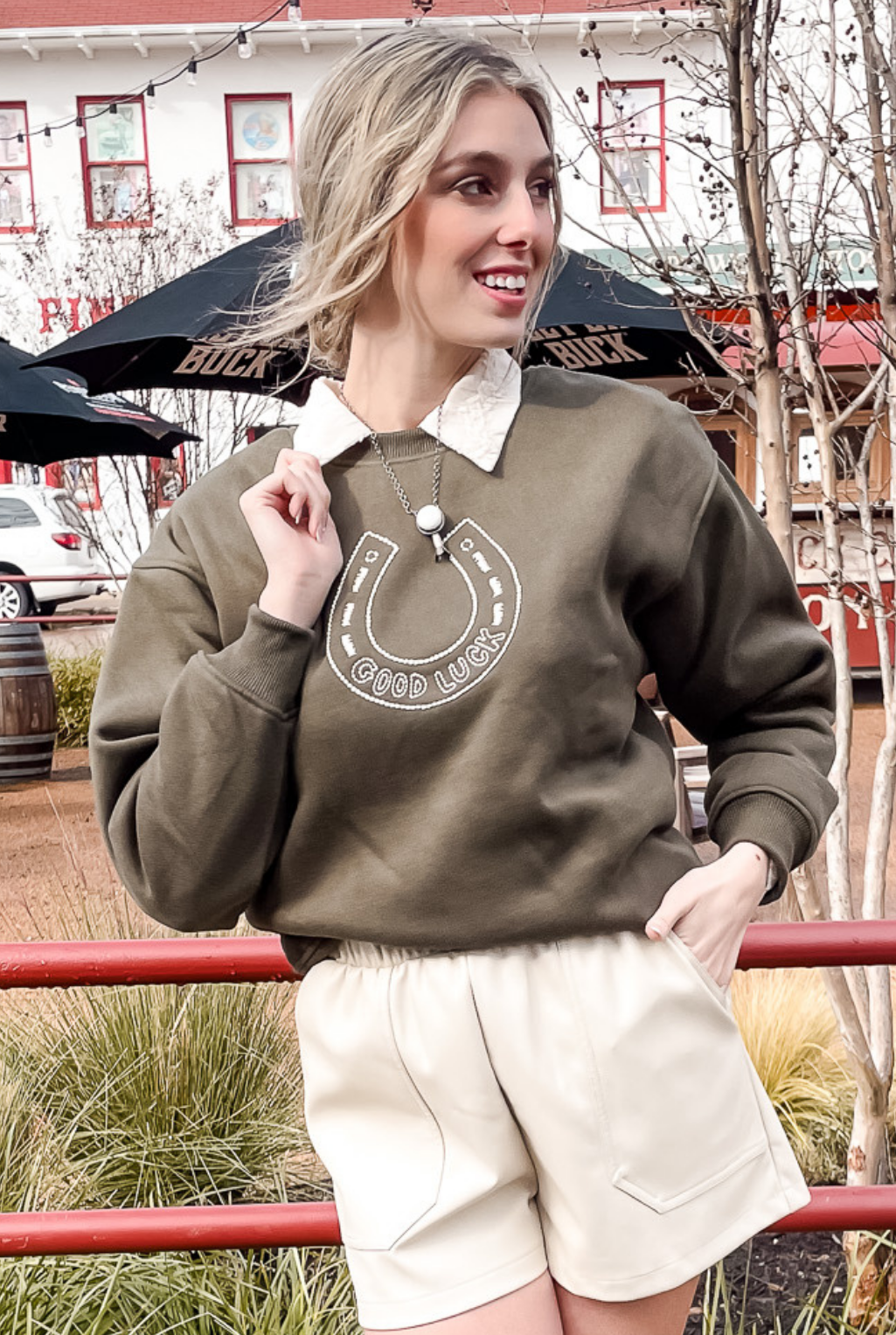Good Luck Horseshoe Sweatshirt