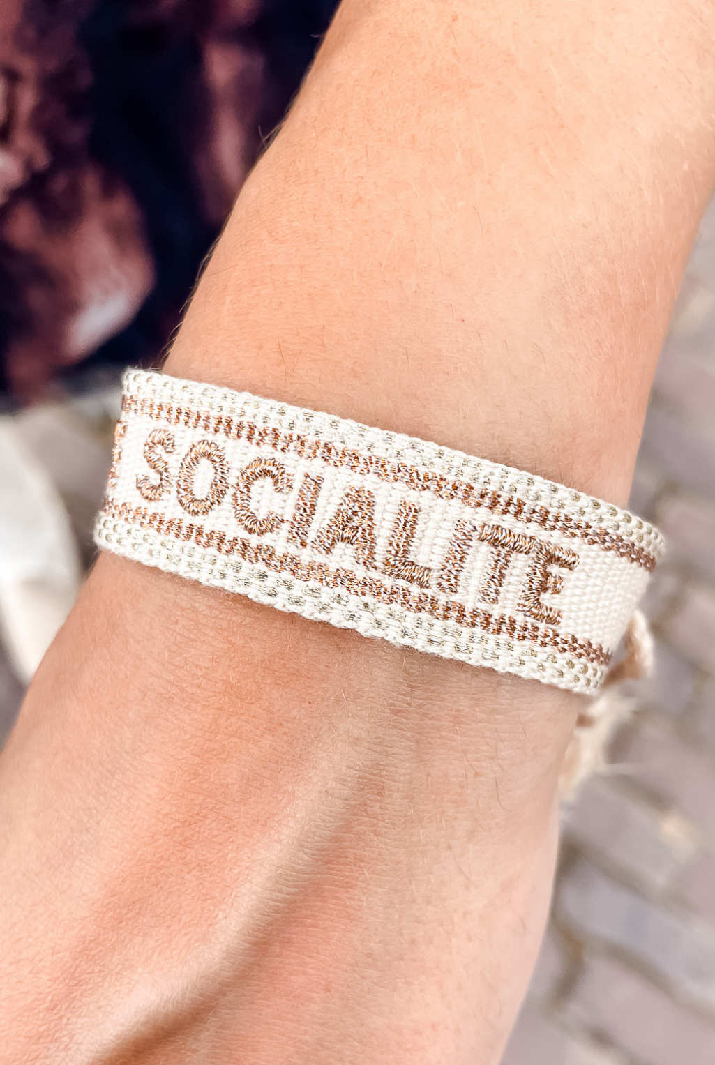 Tailgate Socialite Tassel Bracelet