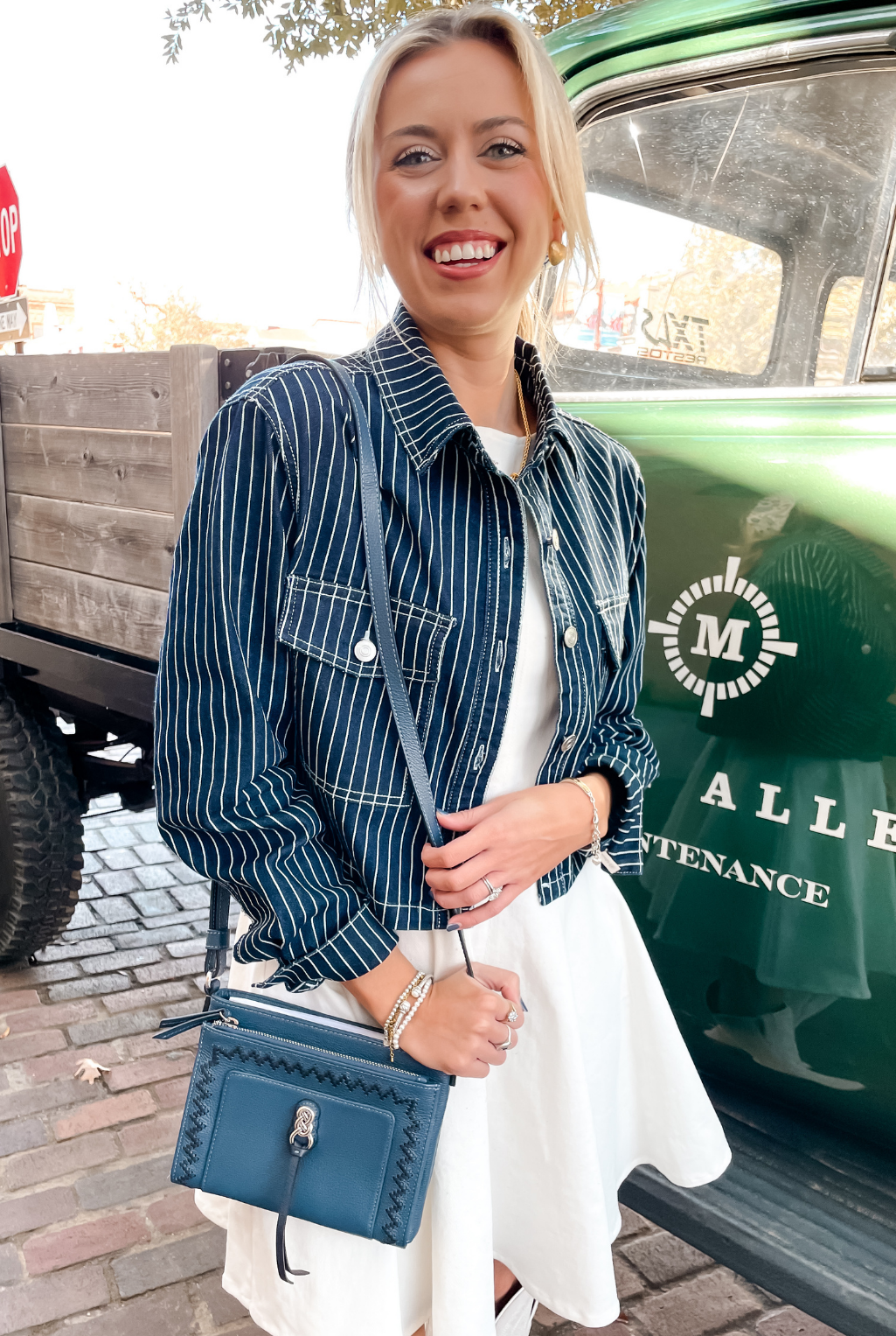 Stripe Denim Jacket