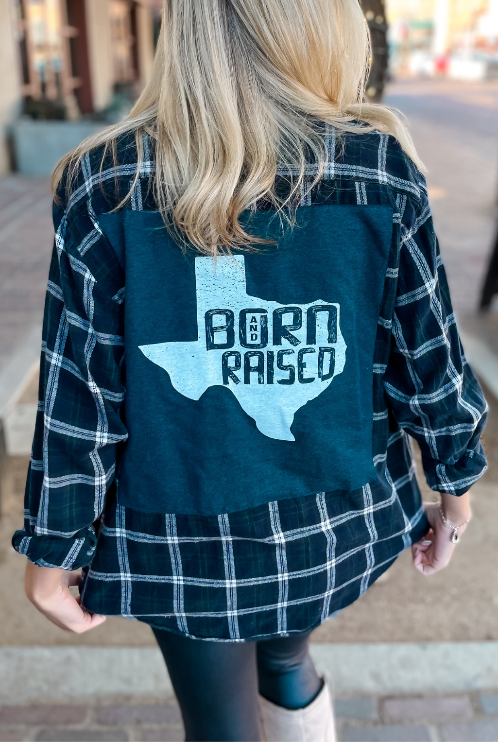Vintage Texas T-Back Flannel - Born & Raised