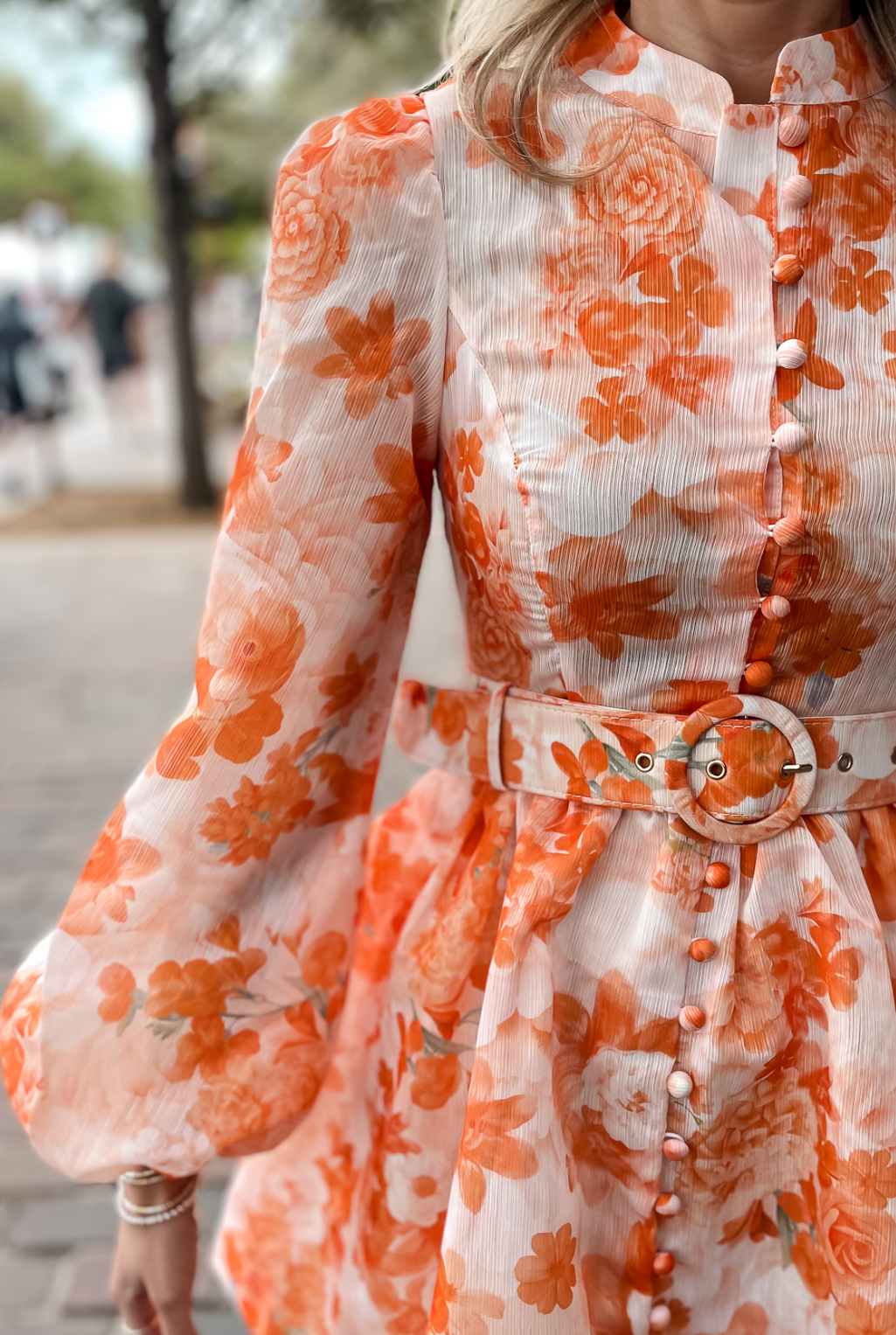 Citrus Floral Dress