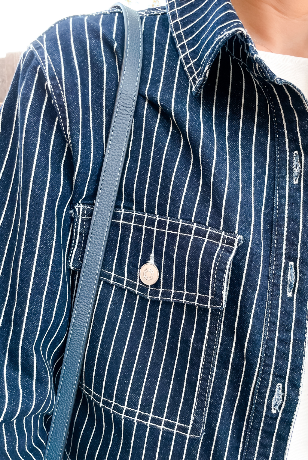 Stripe Denim Jacket
