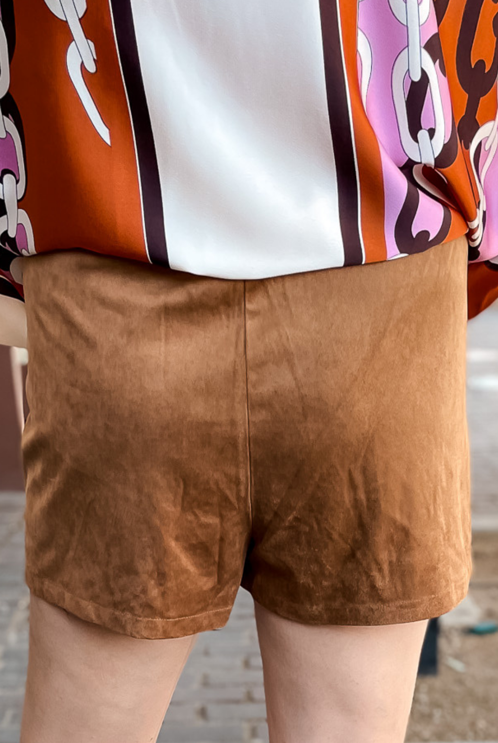 Z Suede Faux The Record Short - Toast