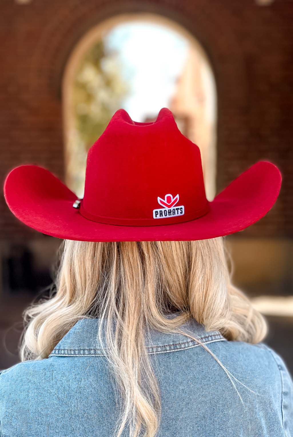 Stampede Red Cowboy Hat
