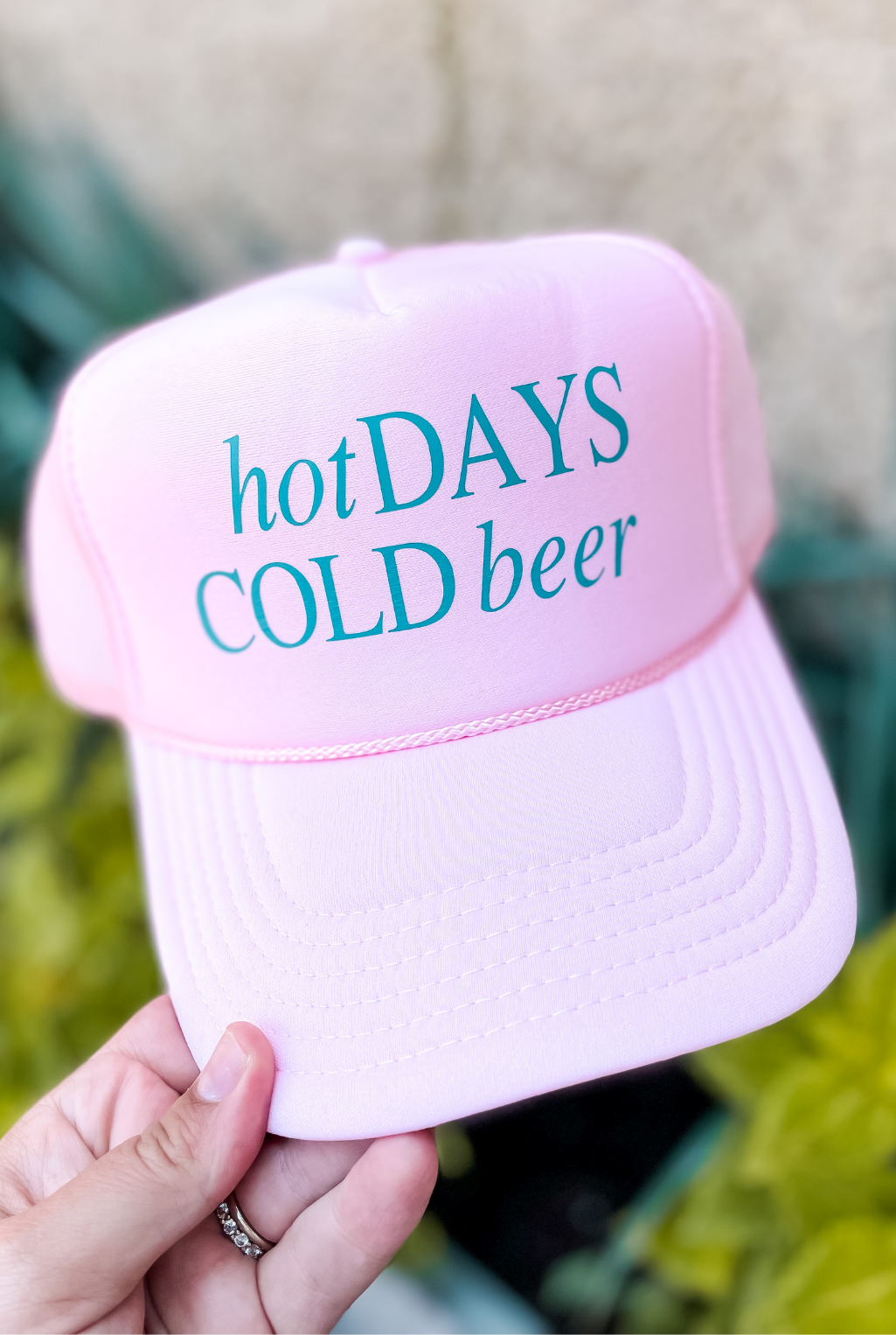 Hot Days Trucker Cap - Pink