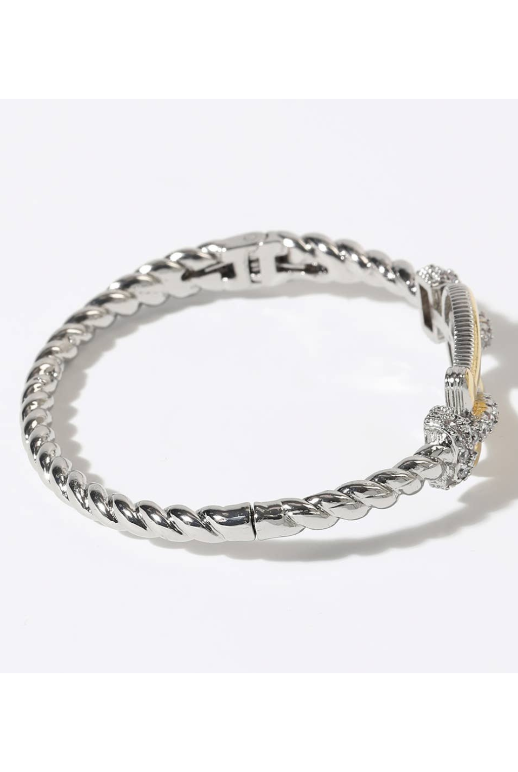 Horseshoe Twisted Bangle