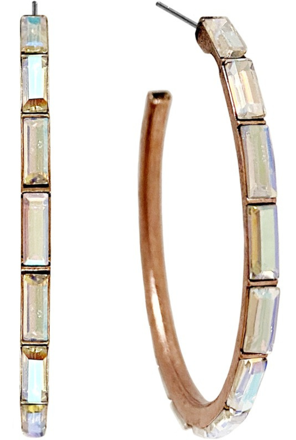 *+BJ 2452 Hoop Earrings - Copper
