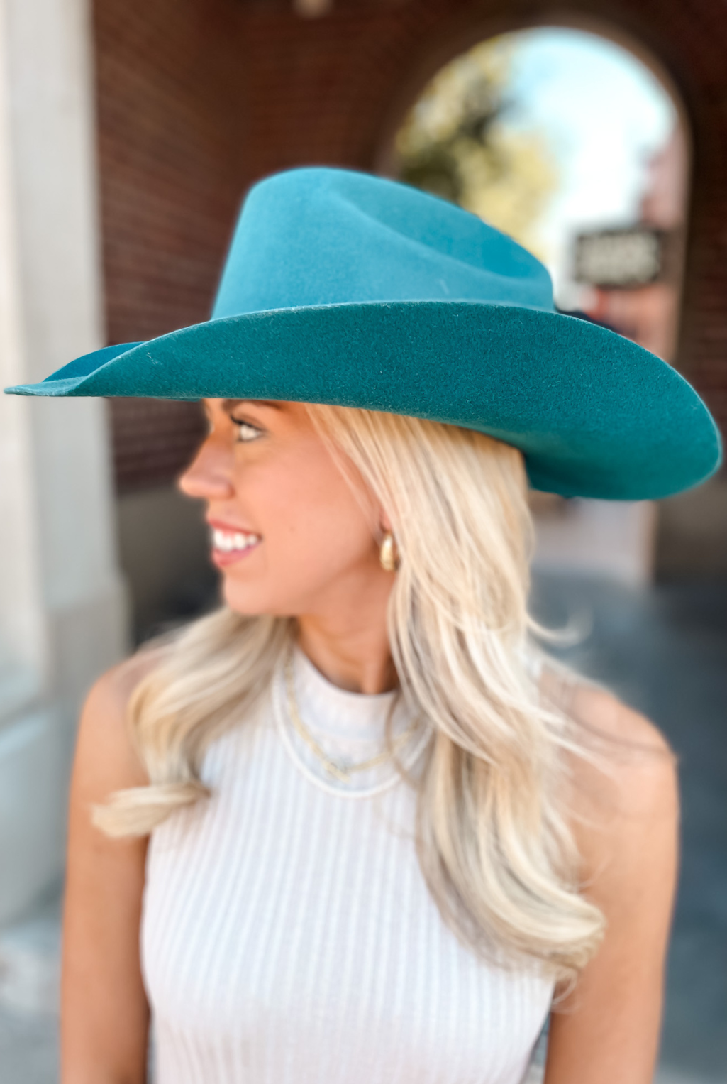 Stockshow Turquoise Hat