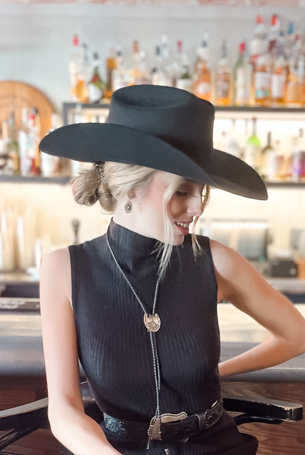 Santa Fe Hat - Black