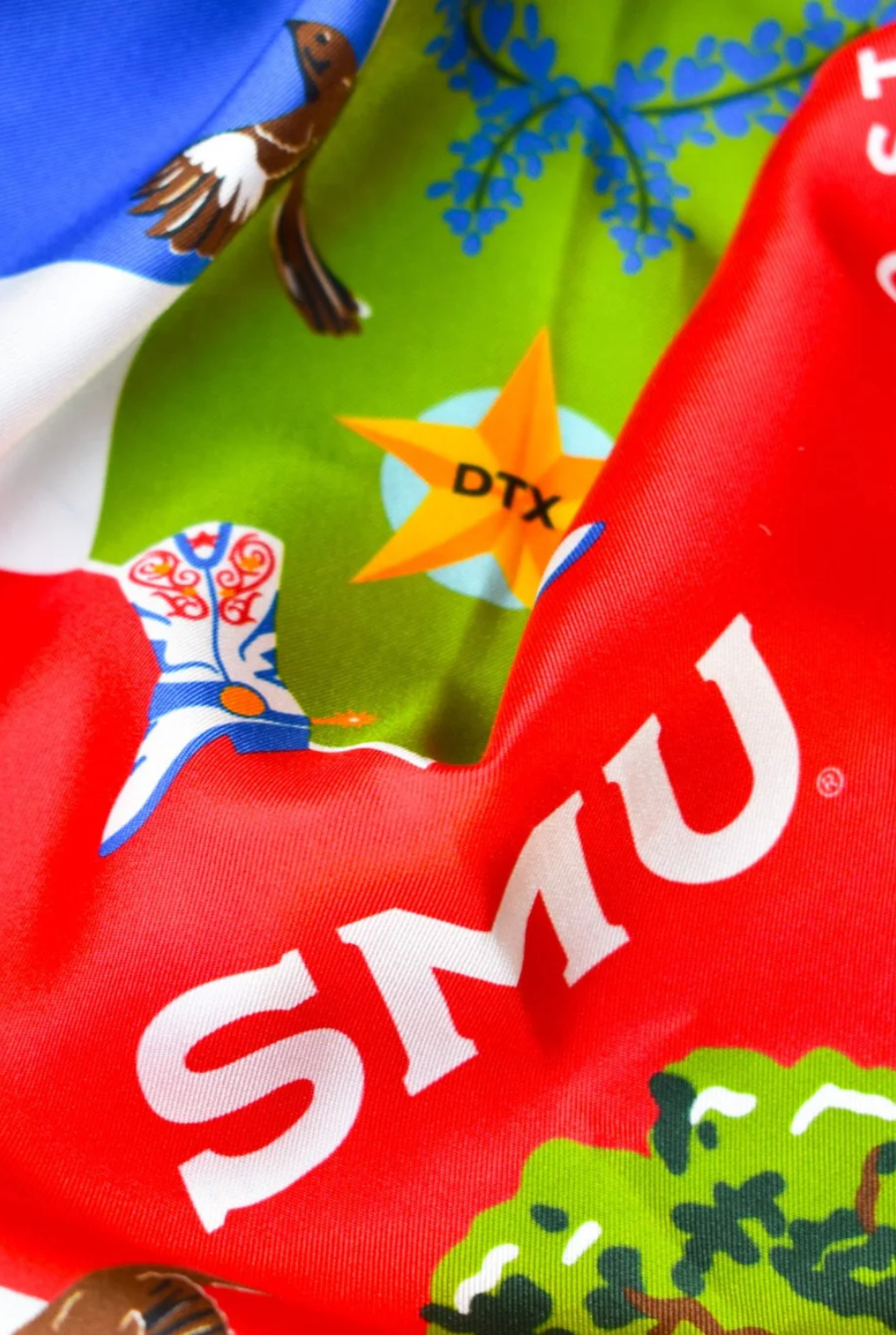 SMU Mustangs Silk Scarf