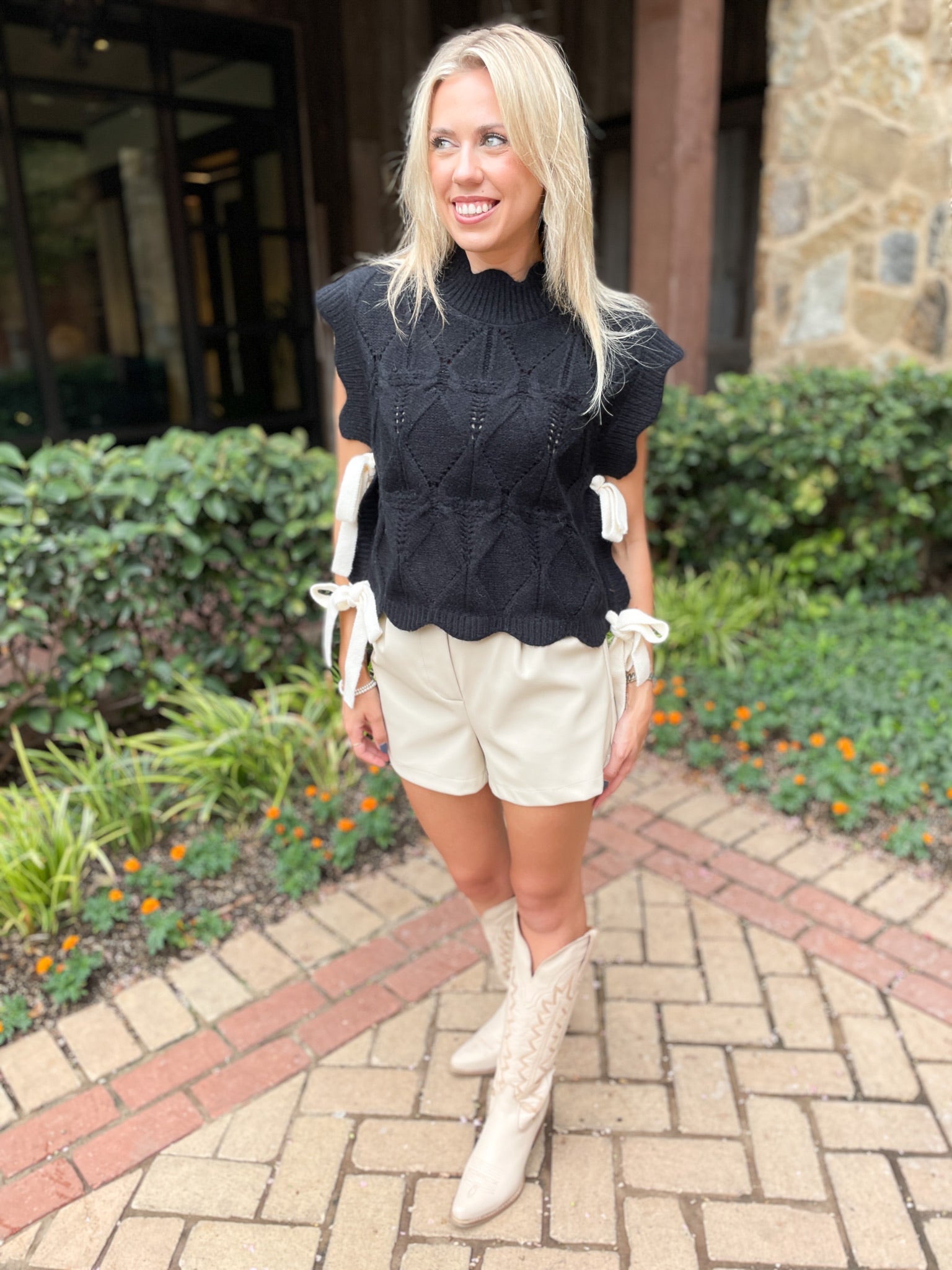 It's A Tie Sweater - Black