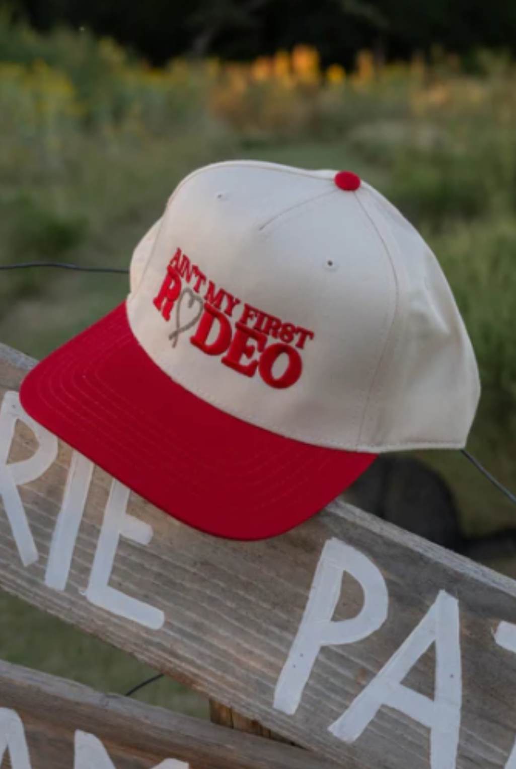 First Rodeo Baseball Cap - Red