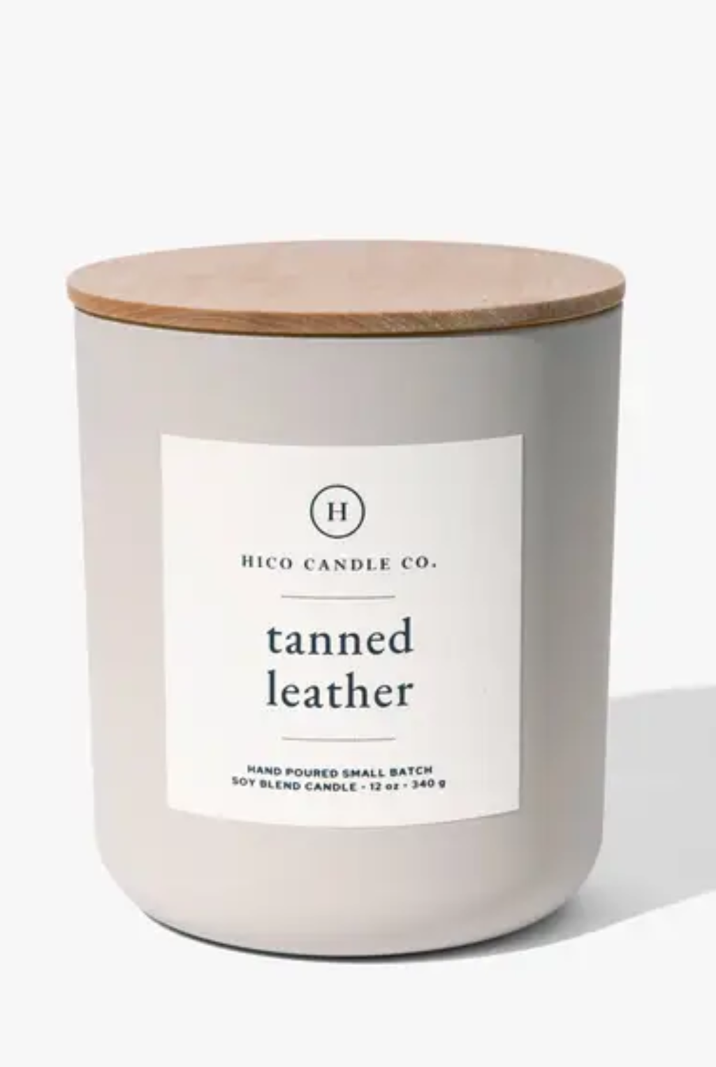 Tanned Leather Candle
