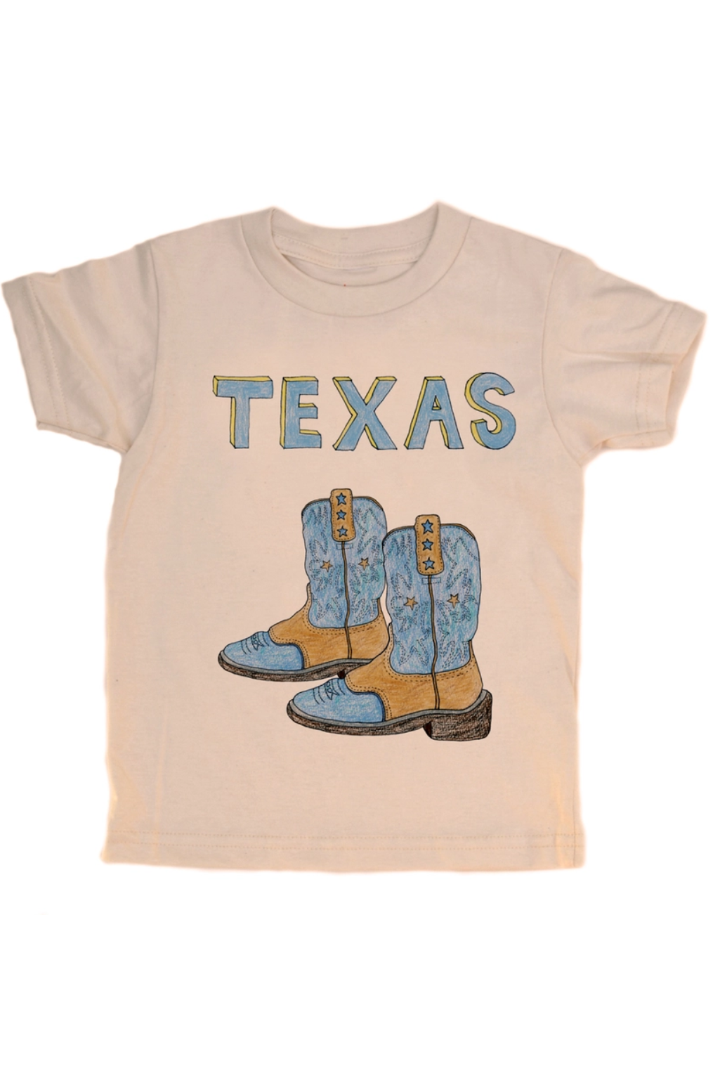 Texas Boots Tee - Blue