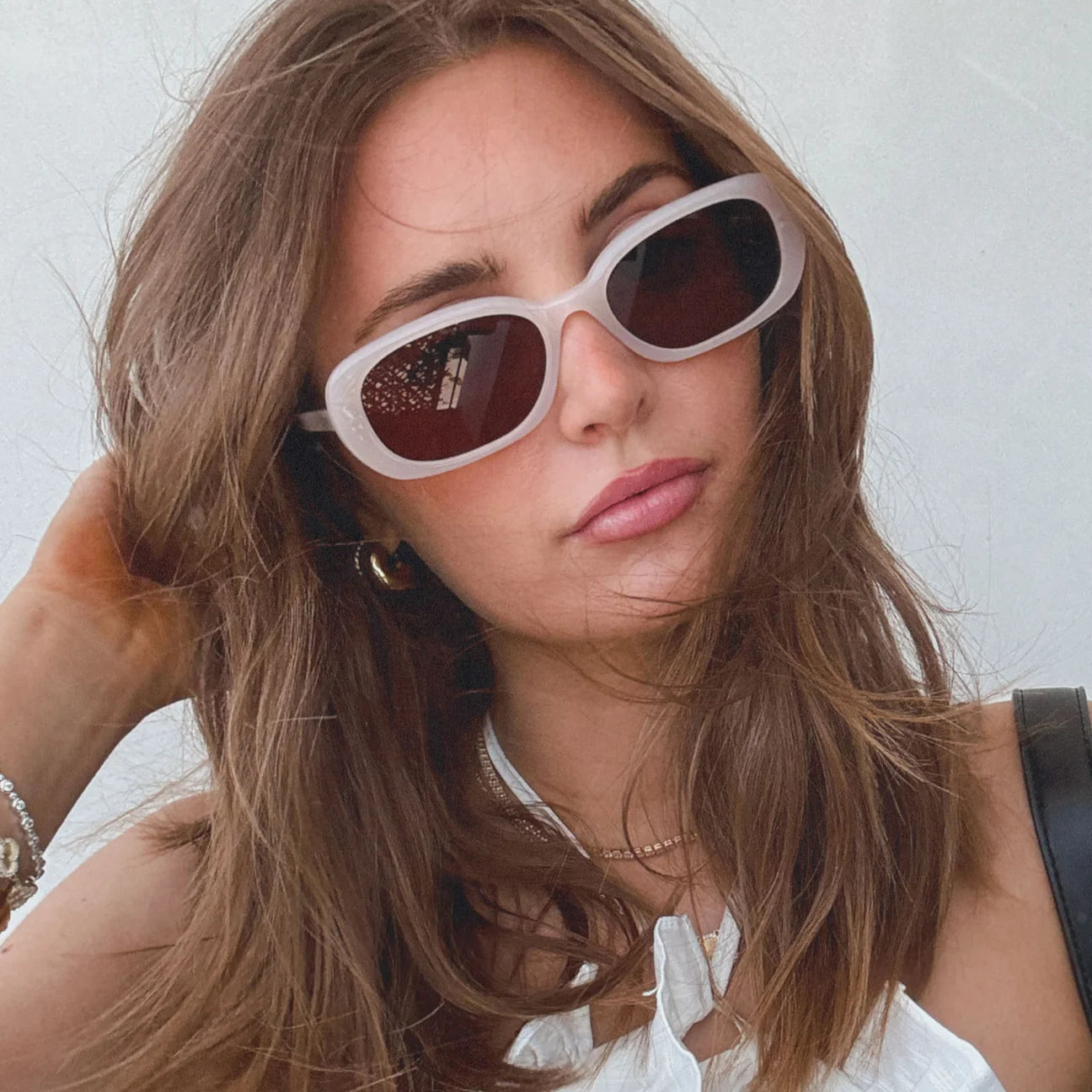Cove Milky Blush Sunglasses