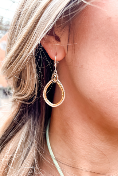 Venezia French Wire Earrings - Tucker Brown