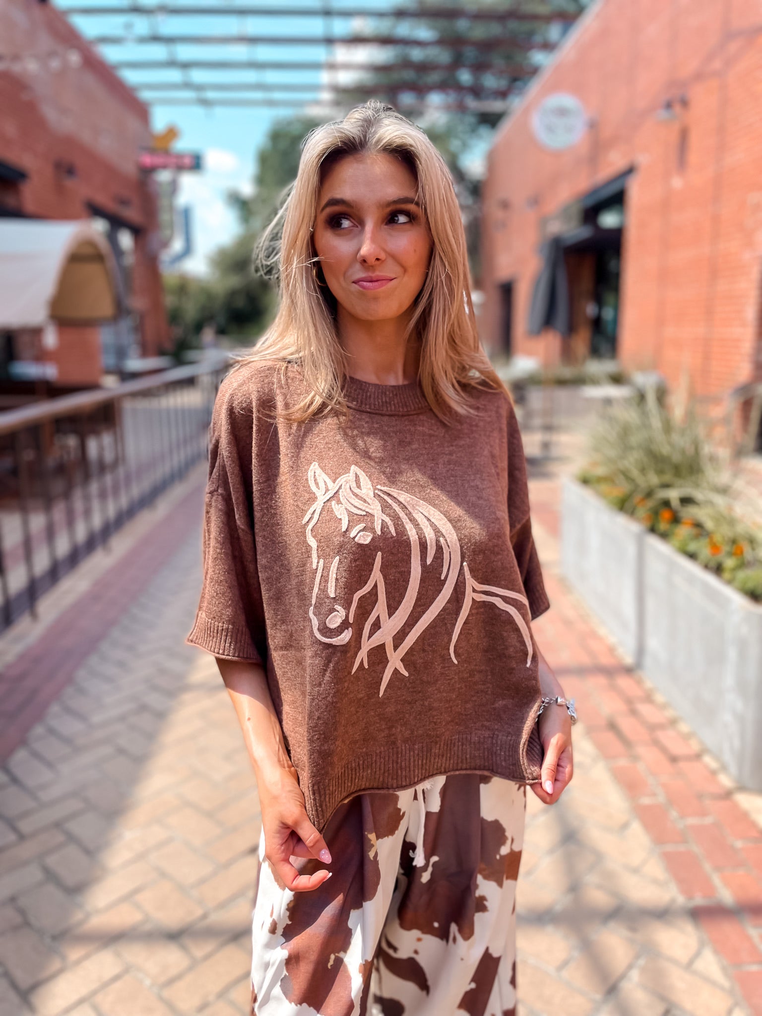 Silhouette Of A Champion Sweater - Brown