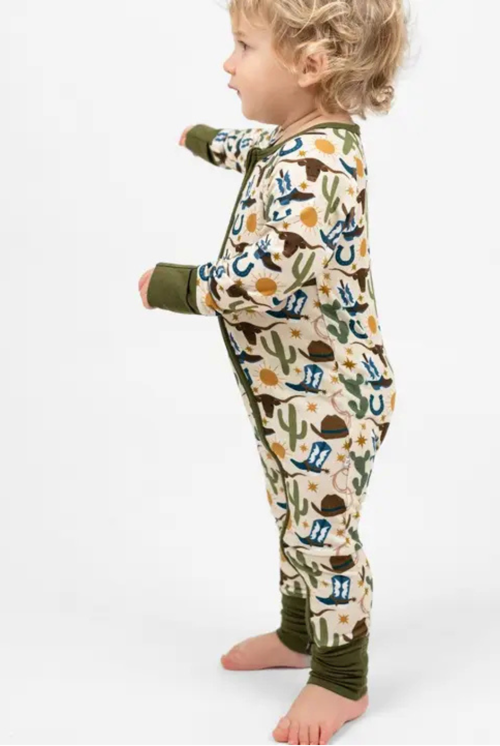 Howdy Western PJ Onesie