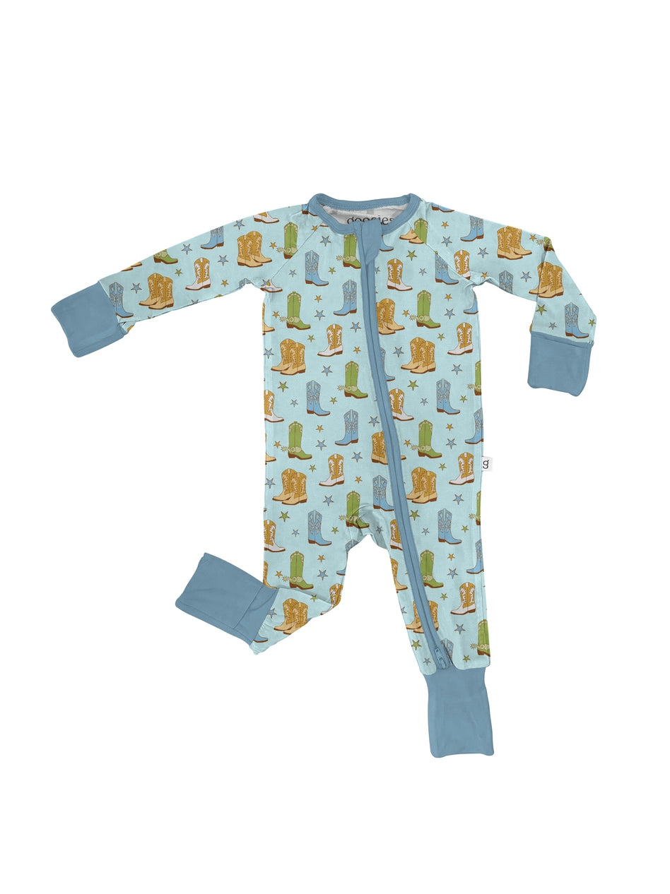 Boots & Stars PJ Onesie