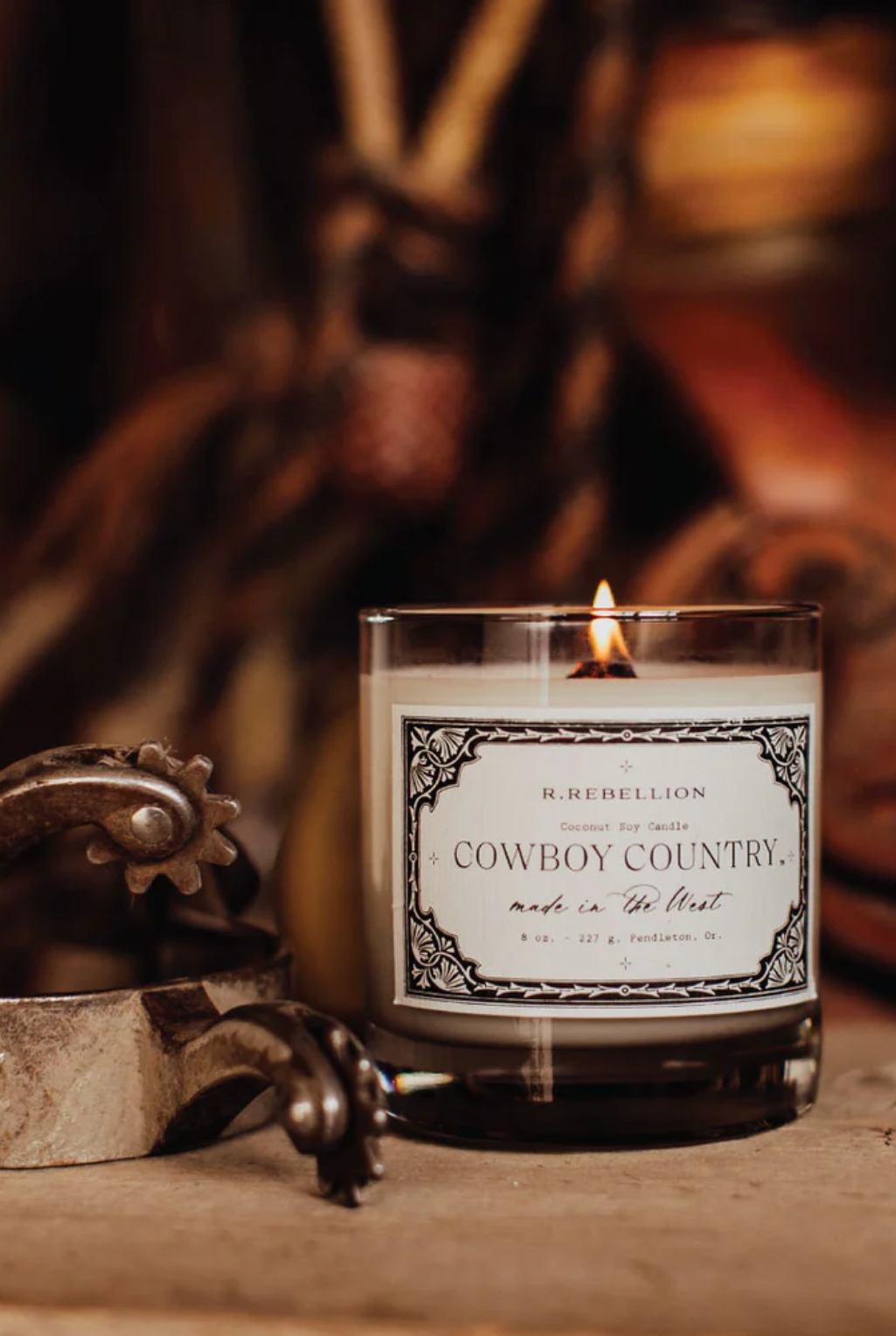 Cowboy Country Candle 8 oz.