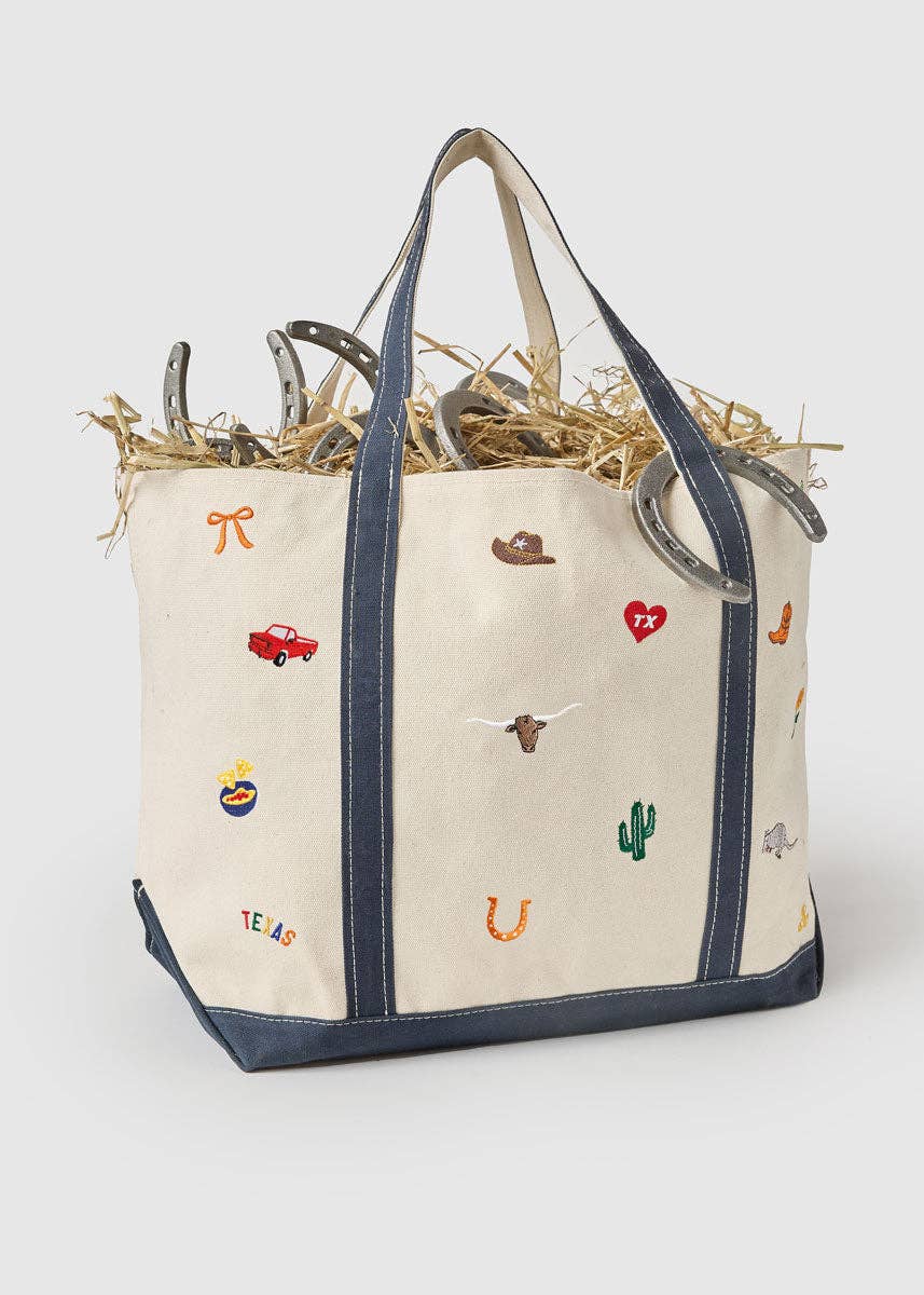 Texas Icons Large Tote