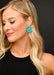 Flower Cluster Earrings - Turquoise - Tucker Brown