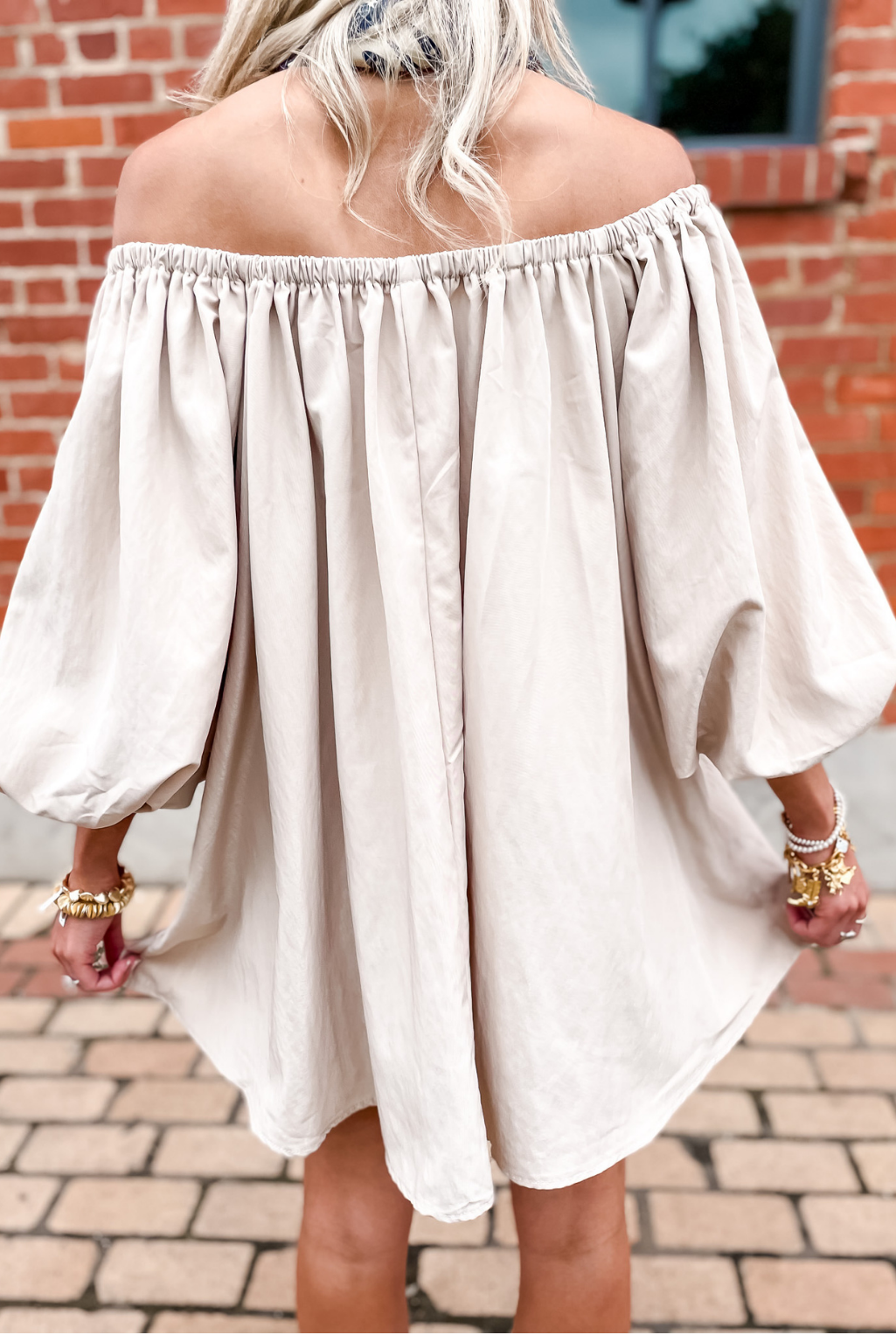 Some Like It Solid Dress - Taupe