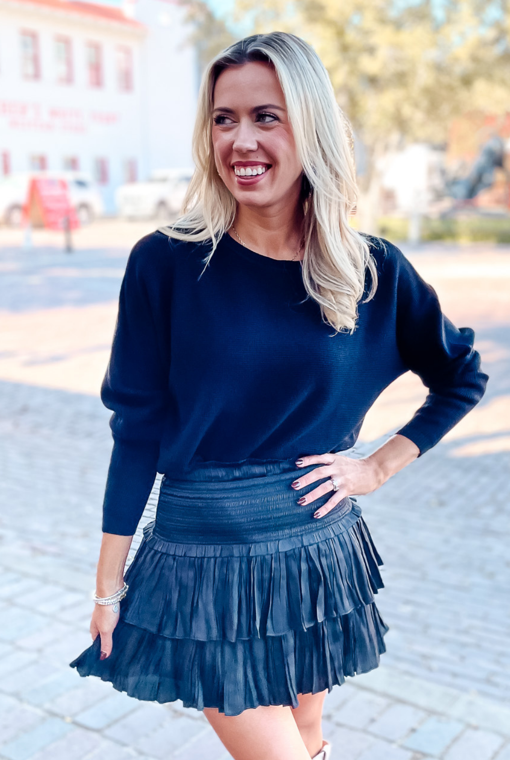 Cozy Thermal Sweater - Black