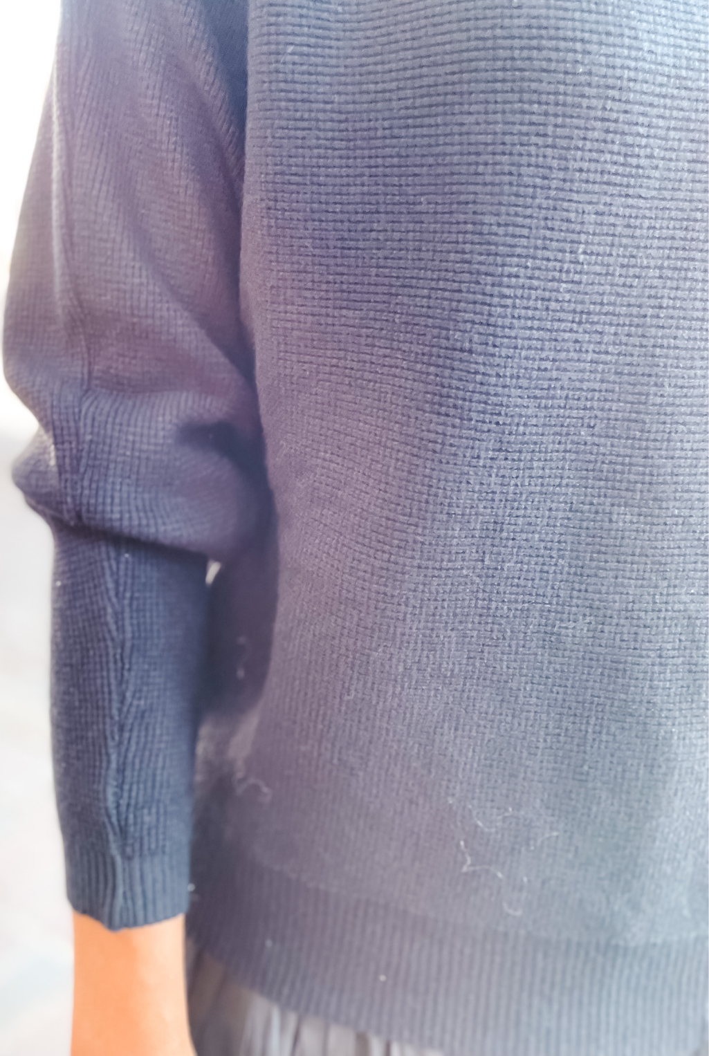 Cozy Thermal Sweater - Black