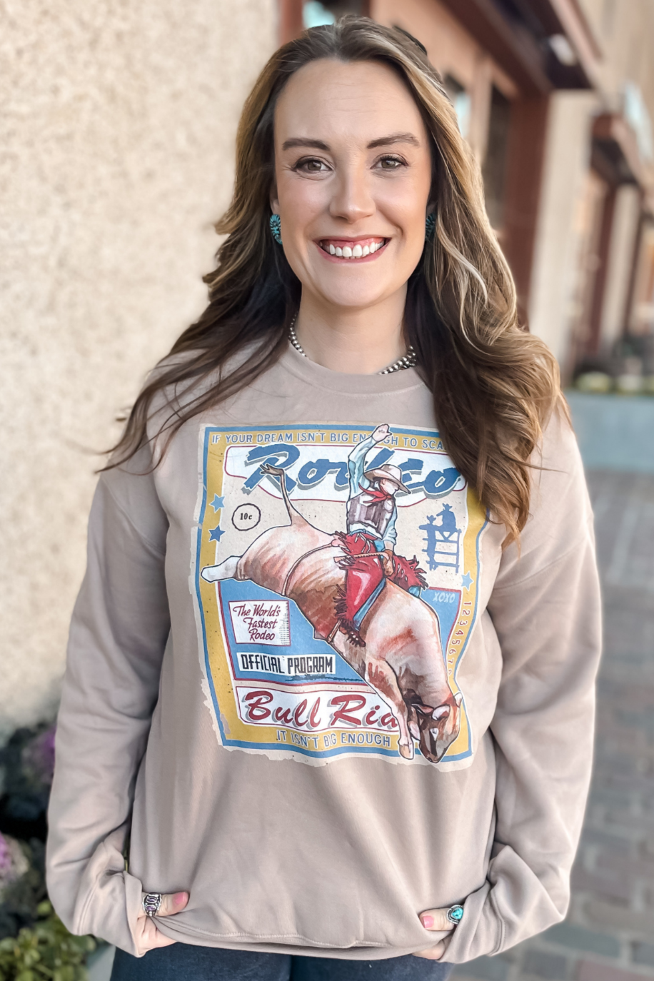Circus Rodeo Bull Rider Sweatshirt