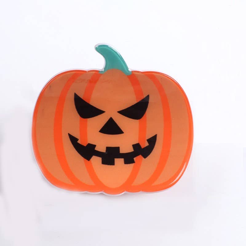 Jack-O-Lantern Hair Claw Clip