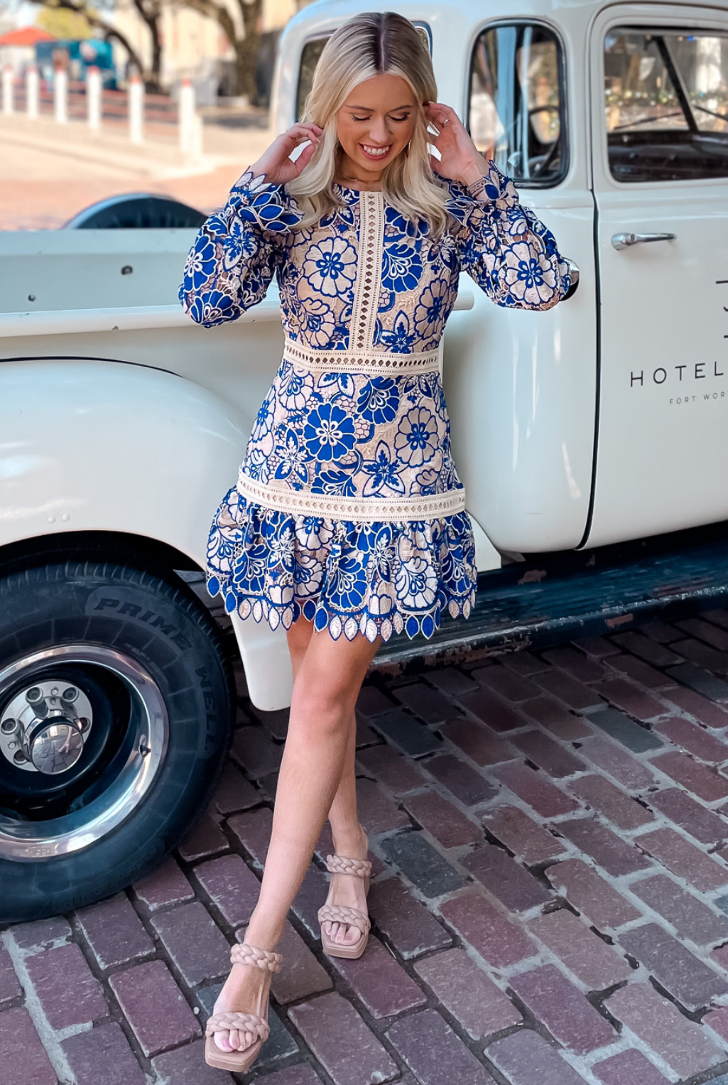 Blue Bayou Lace Dress