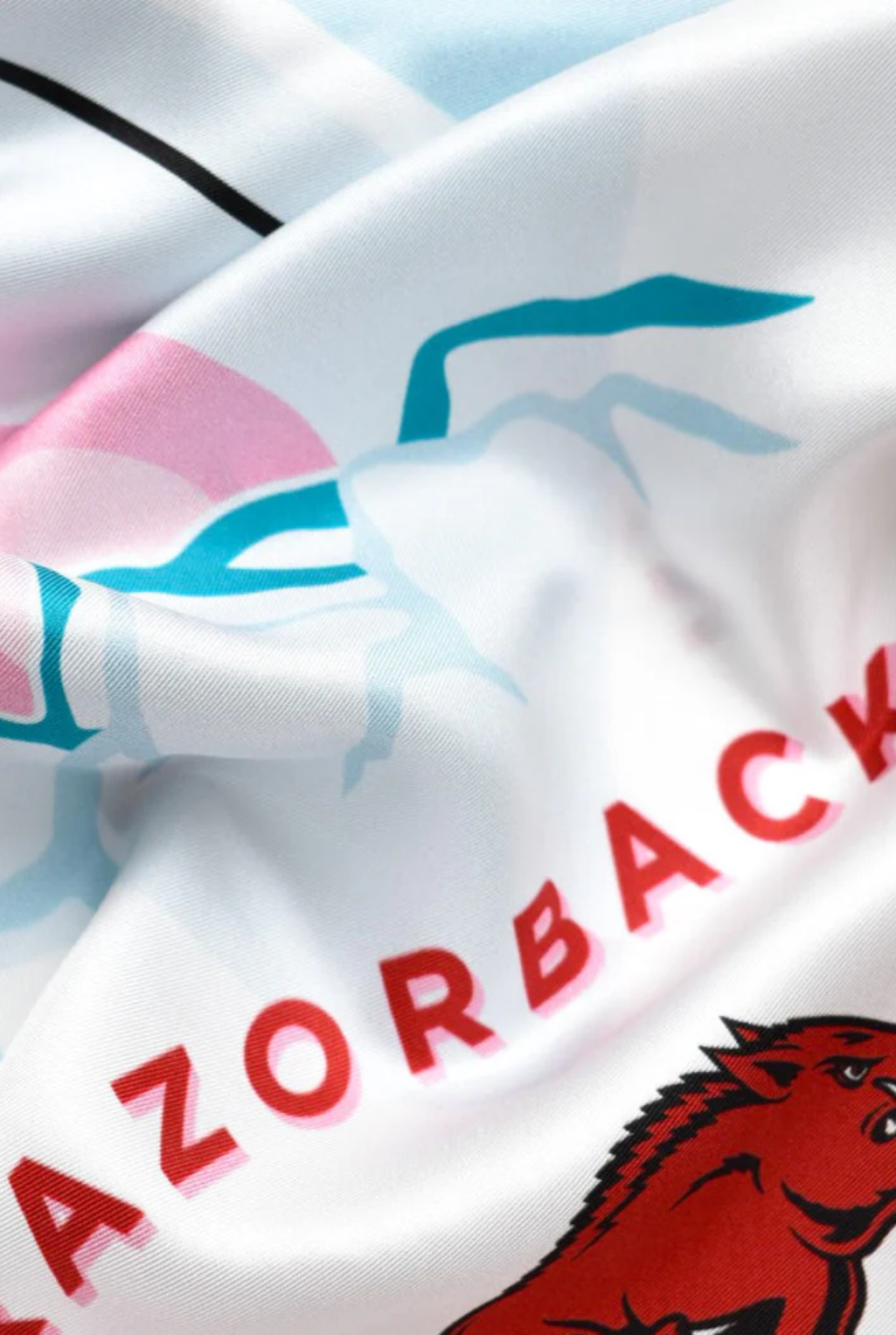 Arkansas Razorbacks Silk Scarf