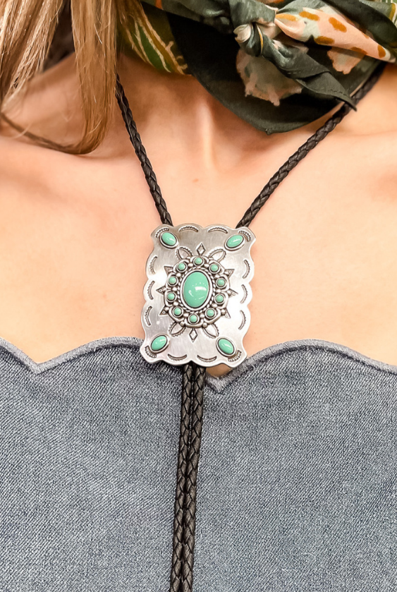 Western Concho Bolo Tie