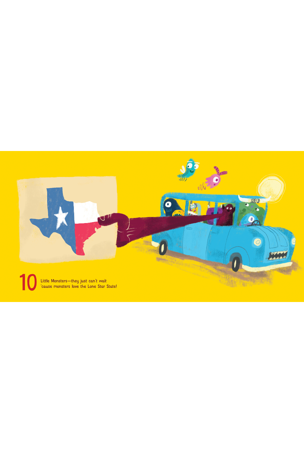10 Little Monsters Visit Texas Book