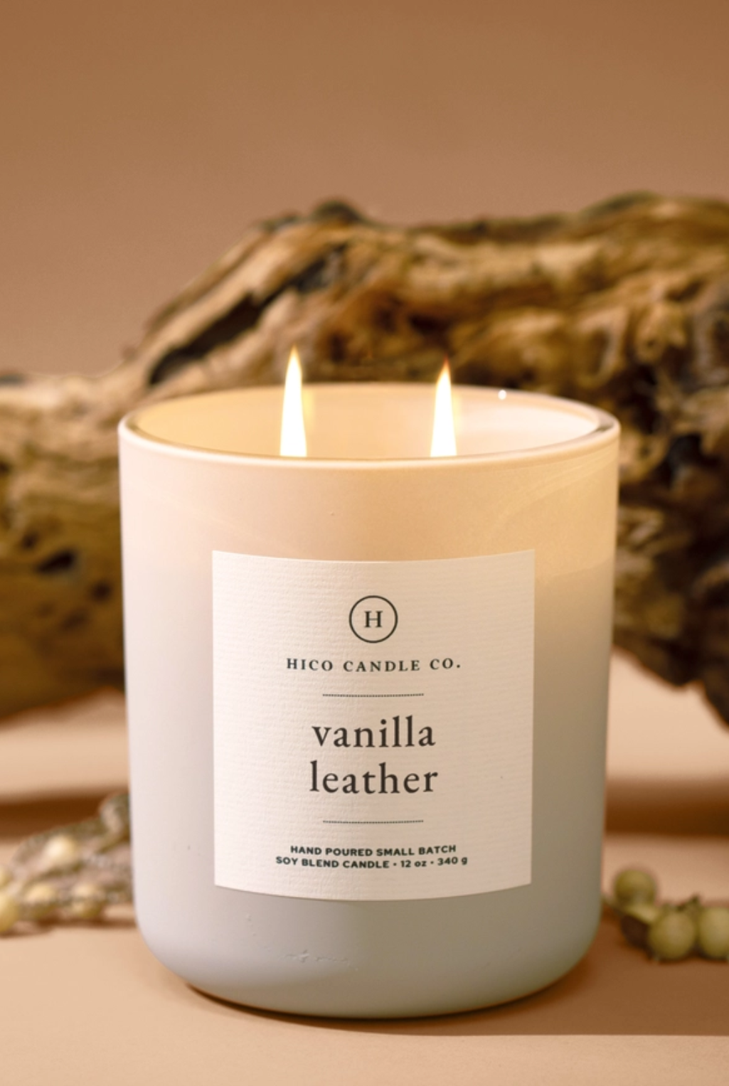 Vanilla Leather Candle