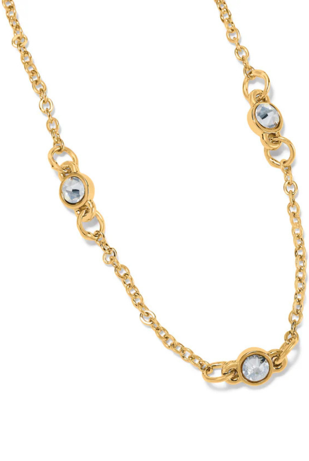 Illumina Petite Collar Gold Necklace