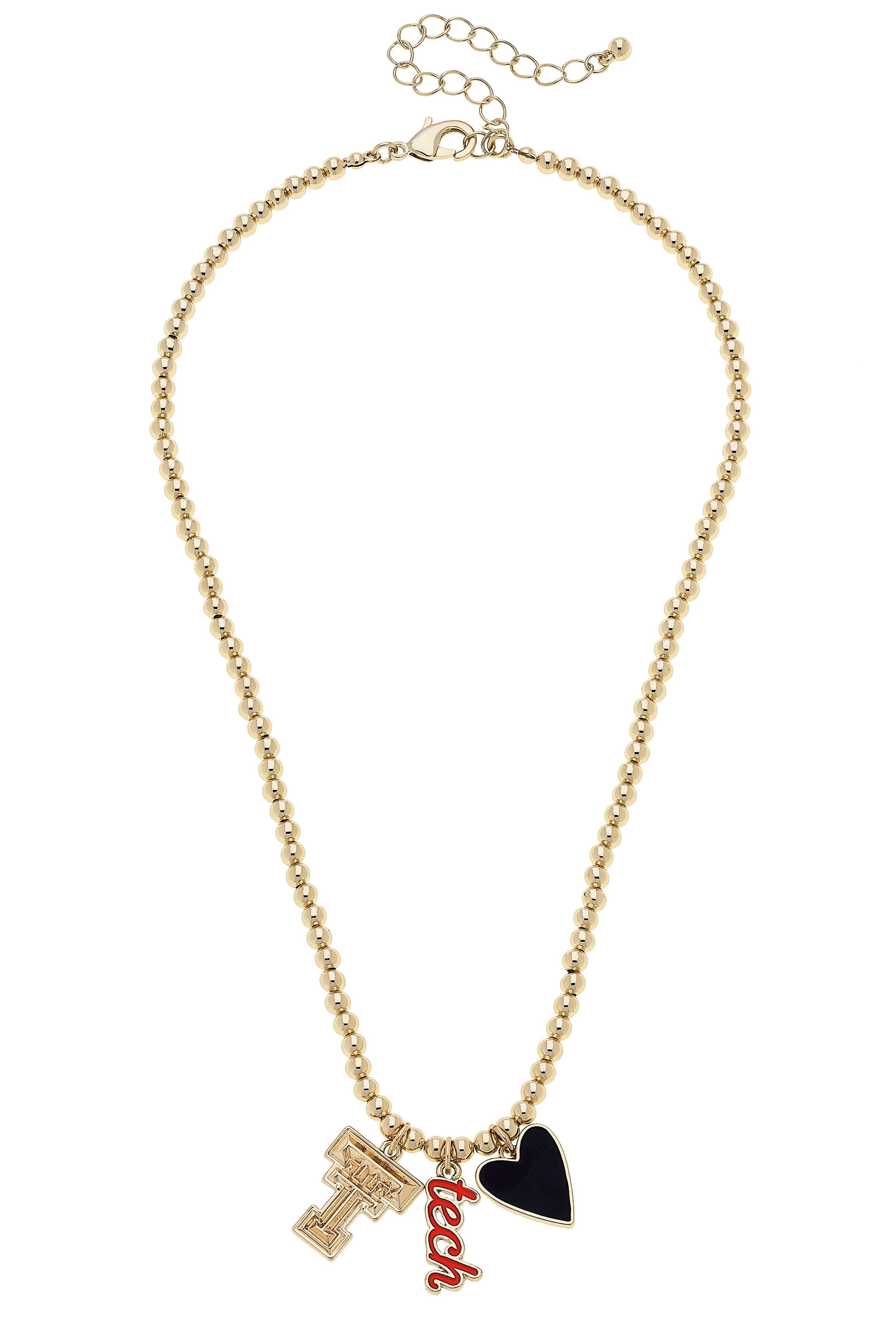 Texas Tech Red Raiders Charm Necklace