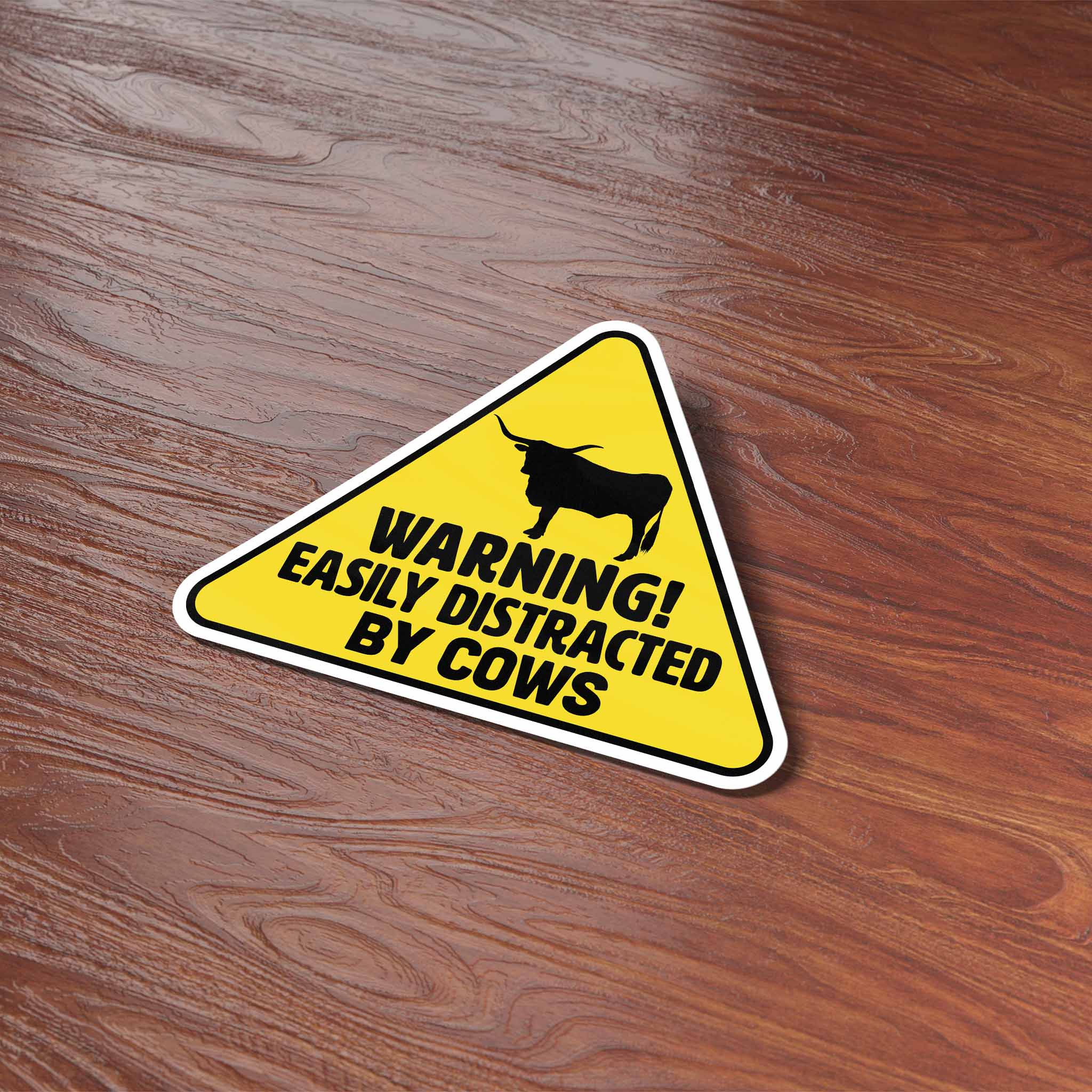 Distracted By Cows Sticker - Tucker Brown